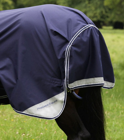 Premier Equine Akoni 0g Turnout Rug with Classic Neck Cover - Navy
