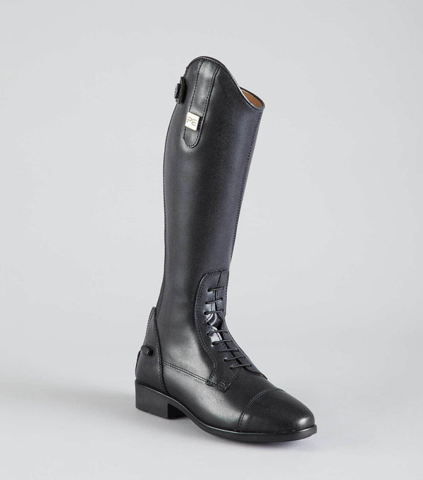 Premier Equine Anima Junior Synthetic Field Tall Riding Boot Black - N P Equestrian & Pet Supplies Ltd 