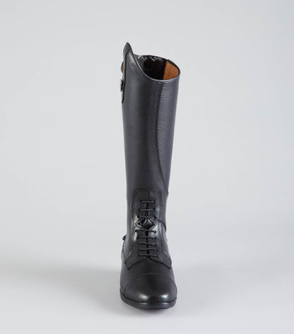 Premier Equine Anima Junior Synthetic Field Tall Riding Boot Black