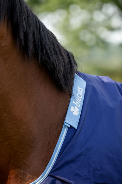 Bucas Atlantic Exclusive Medium 200g Turnout Rug - Navy & Blue