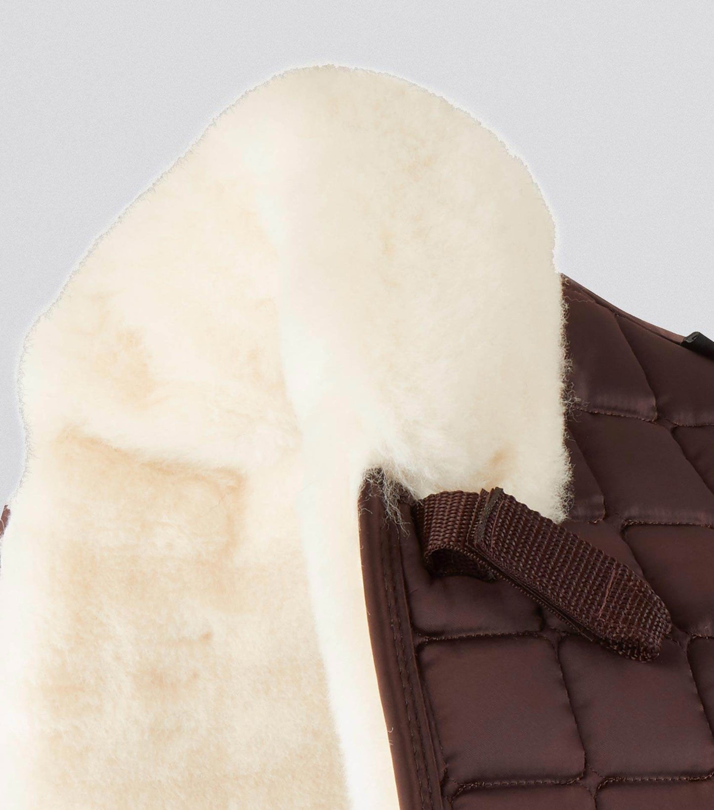 Premier Equine Atlantis CC Satin Wool Dressage Square Brown/Natural Wool