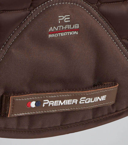 Premier Equine Atlantis CC Satin Wool Dressage Square Brown/Natural Wool