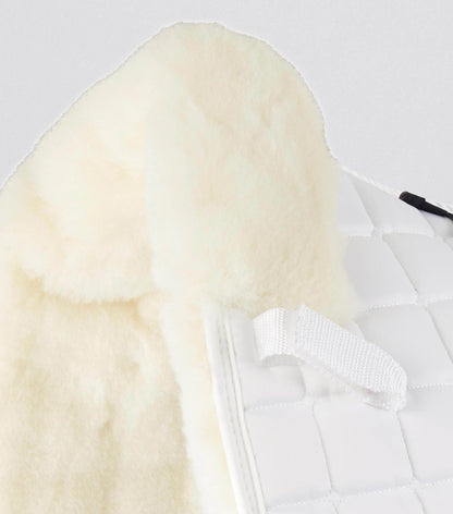 Premier Equine Atlantis CC Satin Wool Dressage Square White/Natural Wool