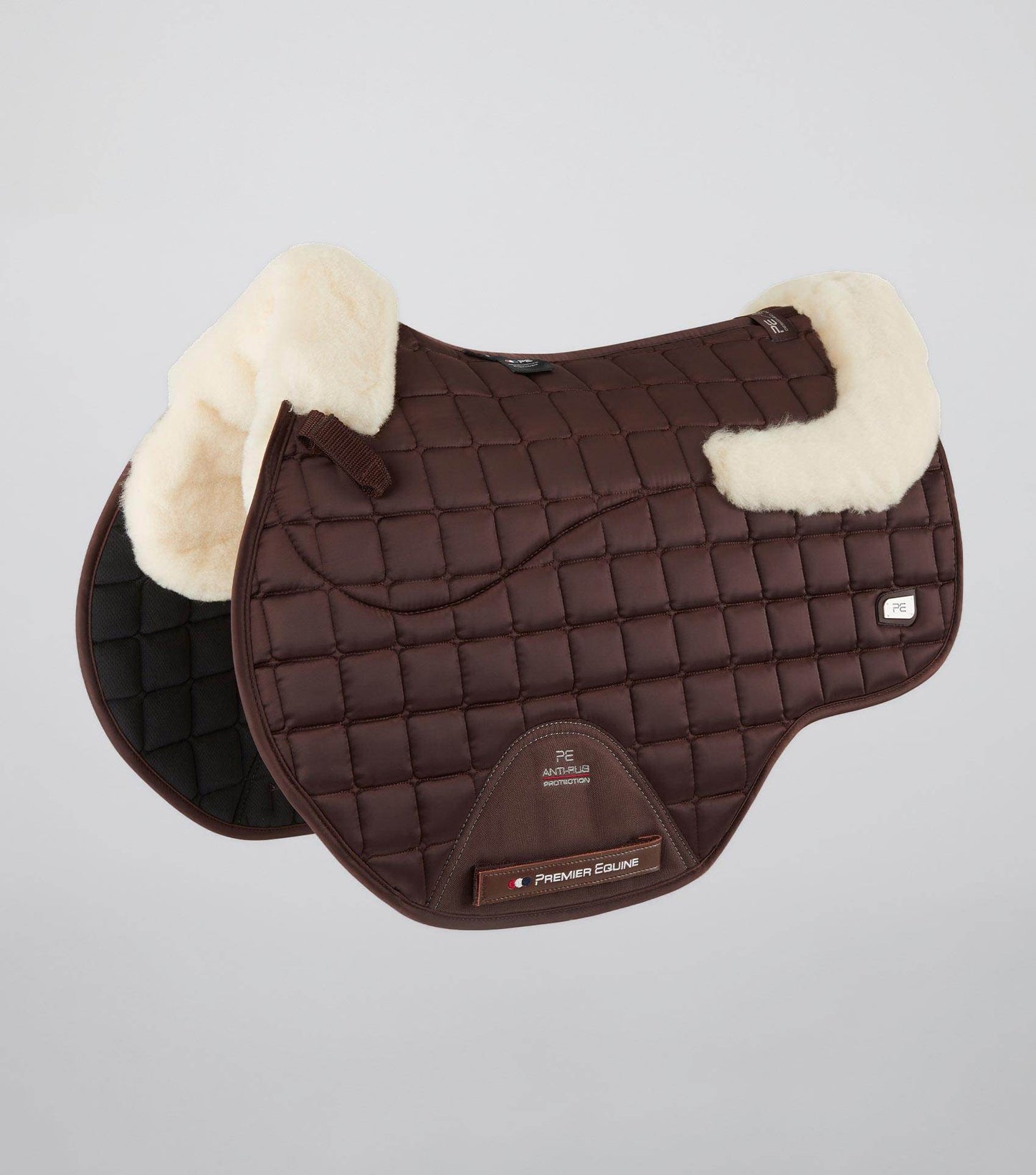 Premier Equine Atlantis CC Satin Wool GP/Jump Square Brown/Natural Wool