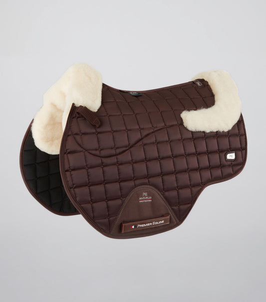 Premier Equine Atlantis CC Satin Wool GP/Jump Square Brown/Natural Wool