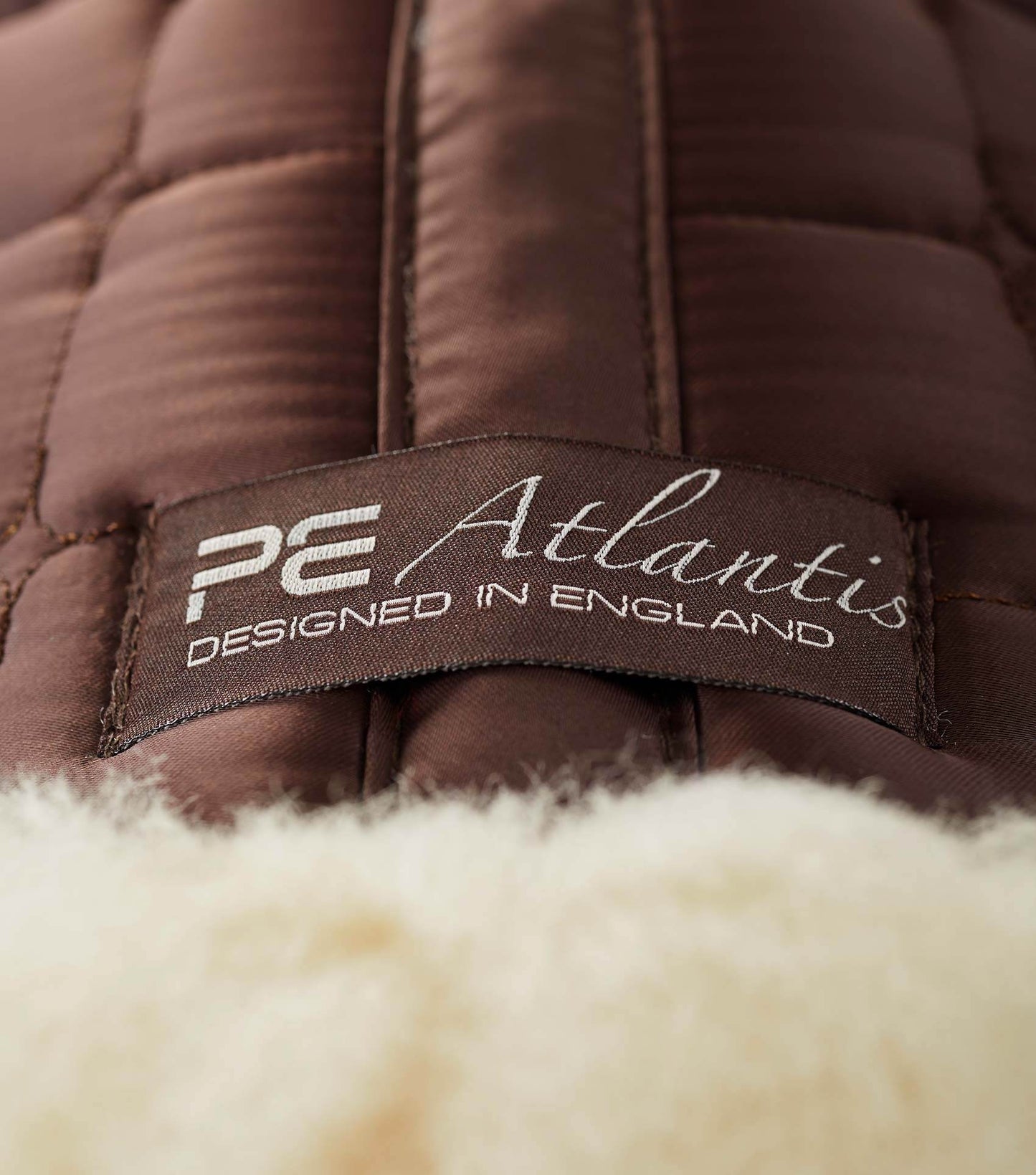 Premier Equine Atlantis CC Satin Wool GP/Jump Square Brown/Natural Wool