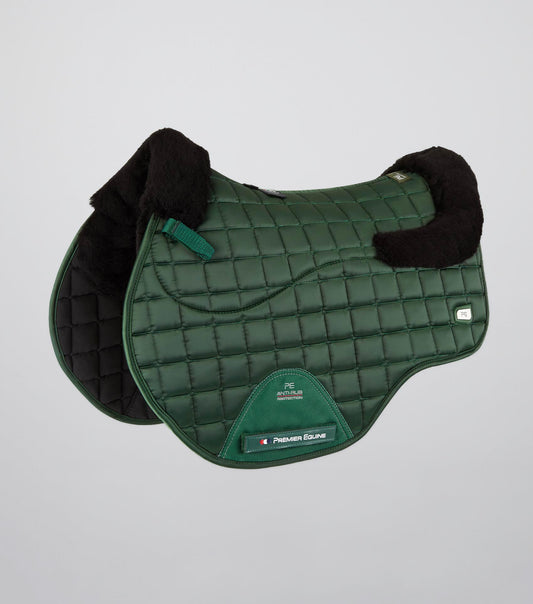 Premier Equine Atlantis CC Satin Wool GP/Jump Square Olive/Black Wool