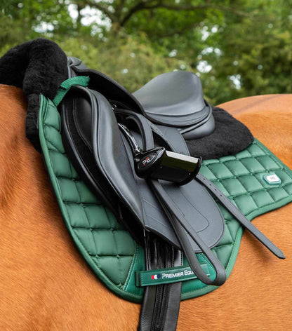 Premier Equine Atlantis CC Satin Wool GP/Jump Square Olive/Black Wool