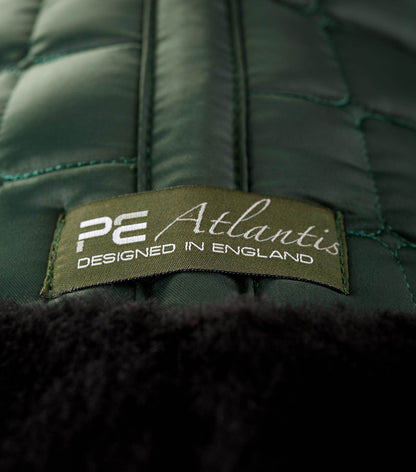 Premier Equine Atlantis CC Satin Wool GP/Jump Square Olive/Black Wool