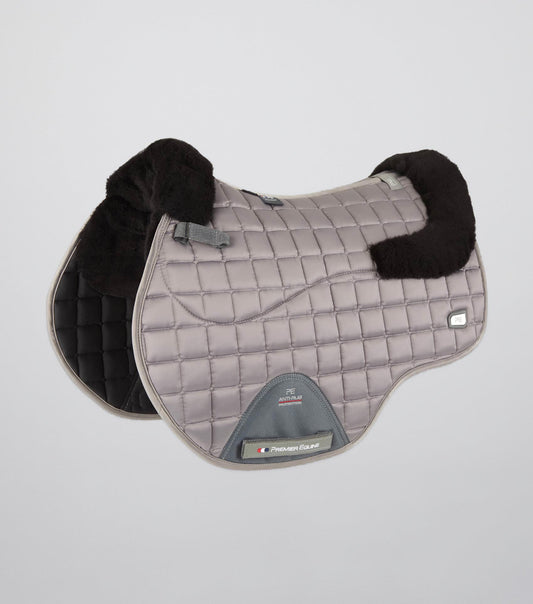 Premier Equine Atlantis CC Satin Wool GP/Jump Square Grey/Black Wool