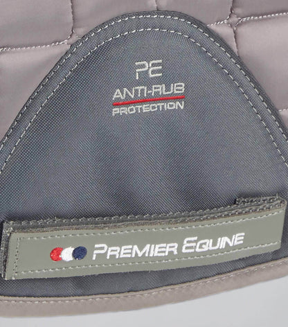 Premier Equine Atlantis CC Satin Wool GP/Jump Square Grey/Black Wool