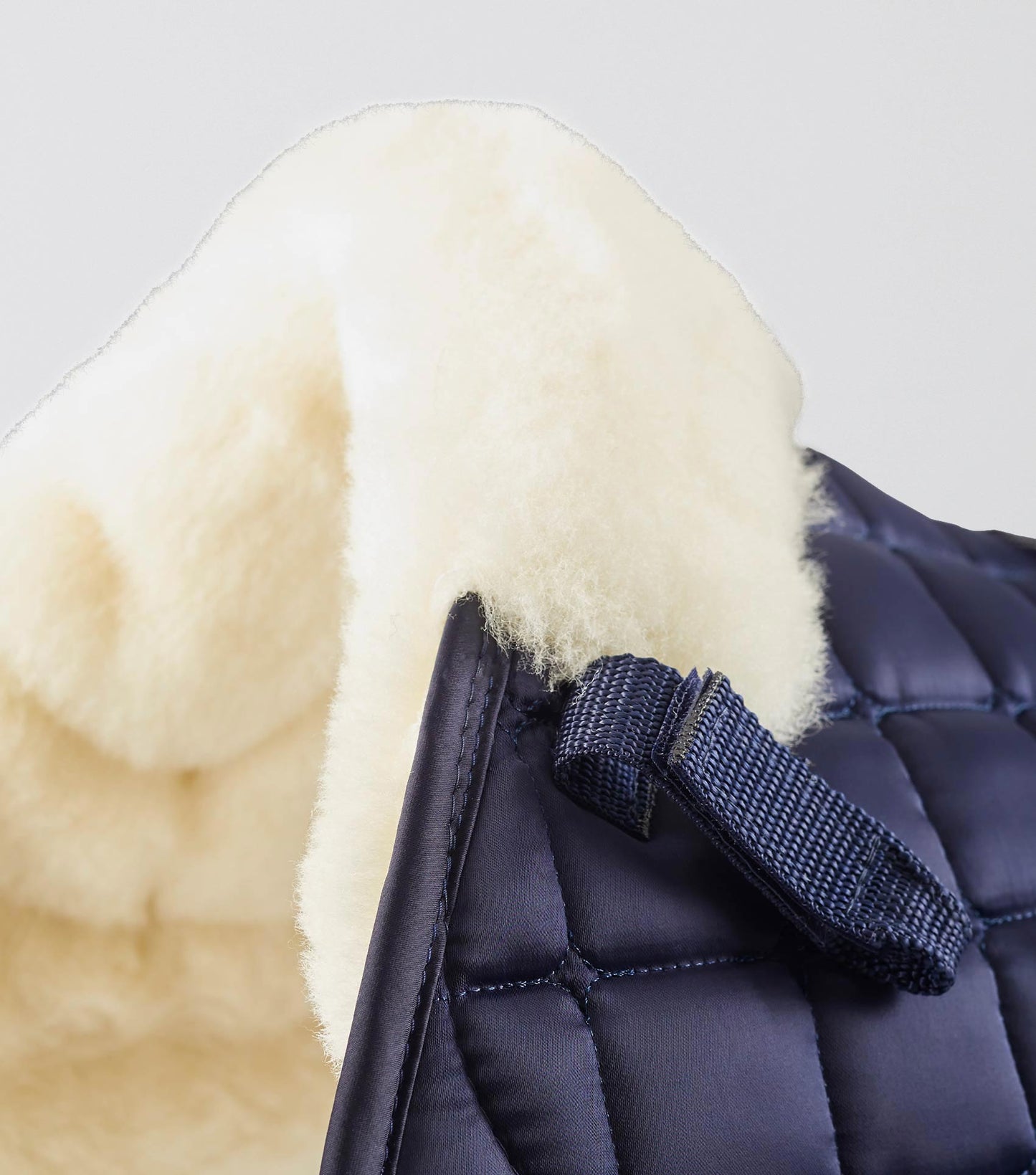 Premier Equine Atlantis CC Satin Wool GP/Jump Square Navy/Natural Wool
