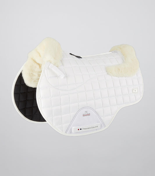 Premier Equine Atlantis CC Satin Wool GP/Jump Square White/Natural Wool