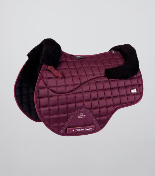 Premier Equine Atlantis CC Satin Wool GP/Jump Square Wine/Black Wool