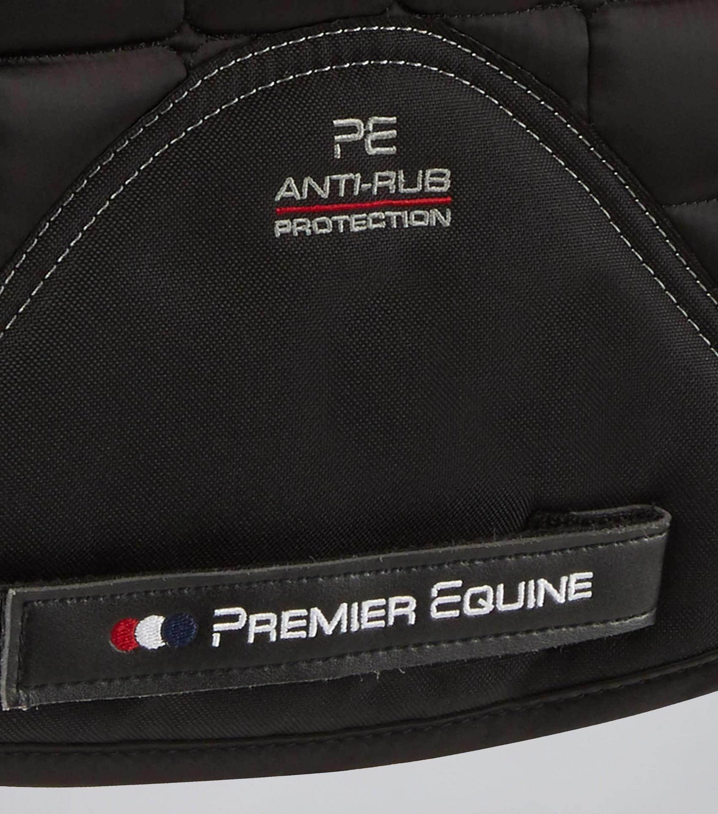 Premier Equine Atlantis CC Satin Wool Dressage Square Black/Black Wool