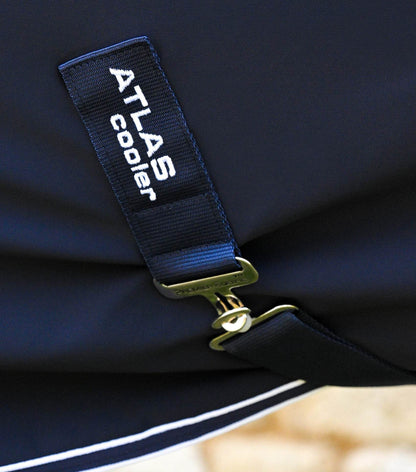 Premier Equine Atlas Horse Cooler Rug Navy - N P Equestrian & Pet Supplies Ltd 