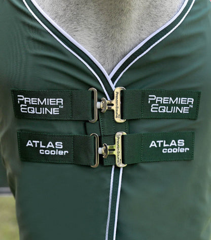Premier Equine Atlas Mesh Horse Cooler Rug Green - N P Equestrian & Pet Supplies Ltd 