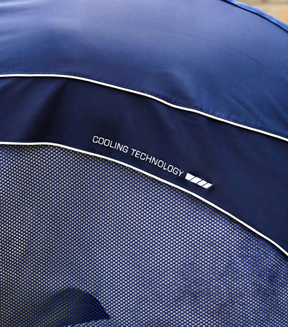 Premier Equine Atlas Mesh Horse Cooler Rug Navy - N P Equestrian & Pet Supplies Ltd 