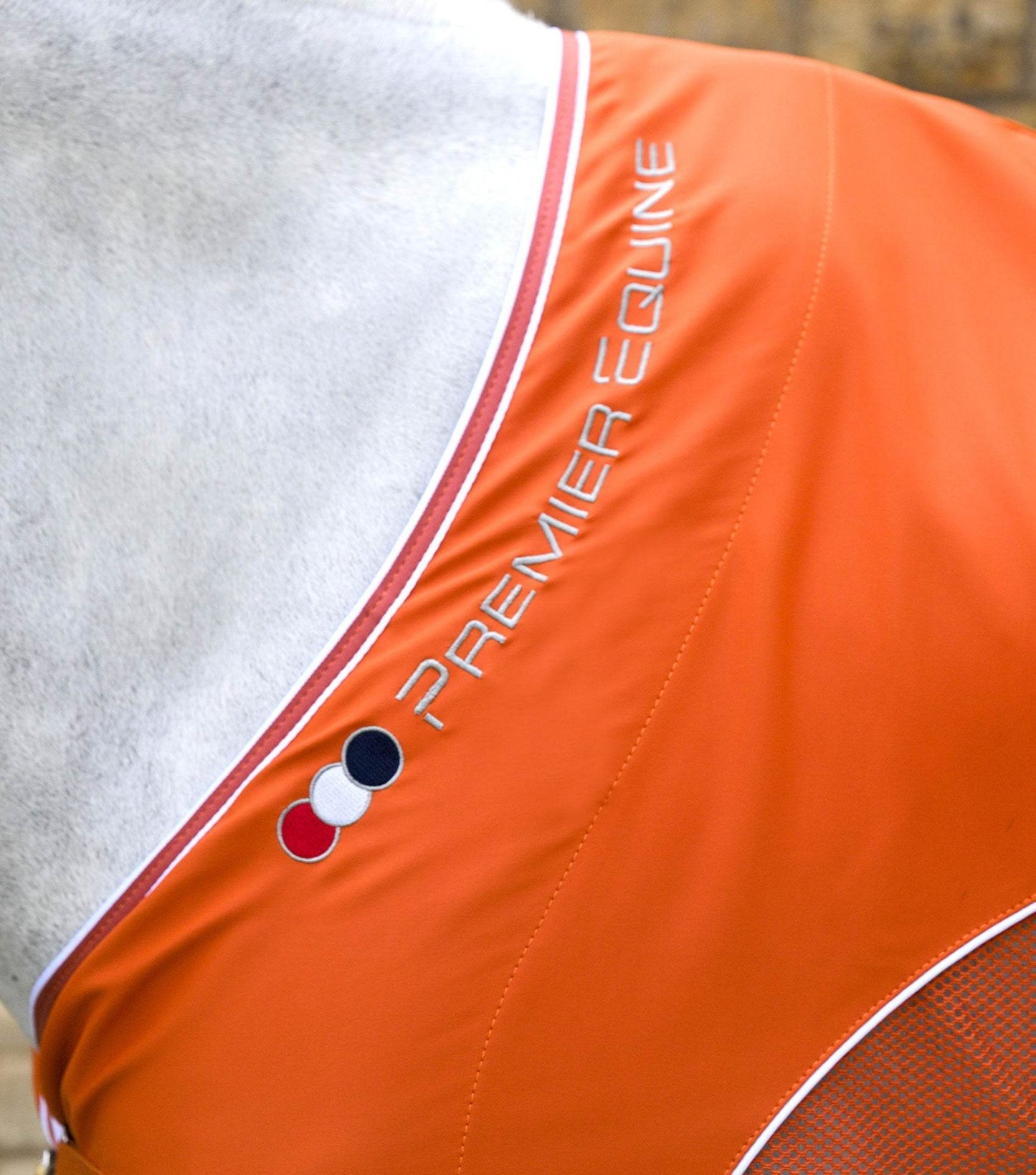 Premier Equine Atlas Mesh Horse Cooler Rug Burnt Orange - N P Equestrian & Pet Supplies Ltd 