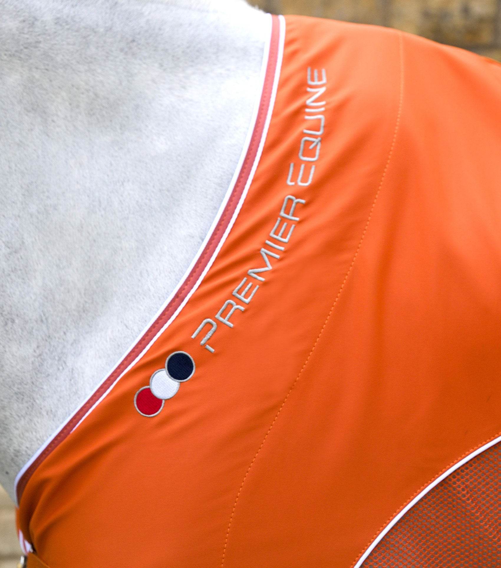 Premier Equine Atlas Mesh Horse Cooler Rug Burnt Orange - N P Equestrian & Pet Supplies Ltd 
