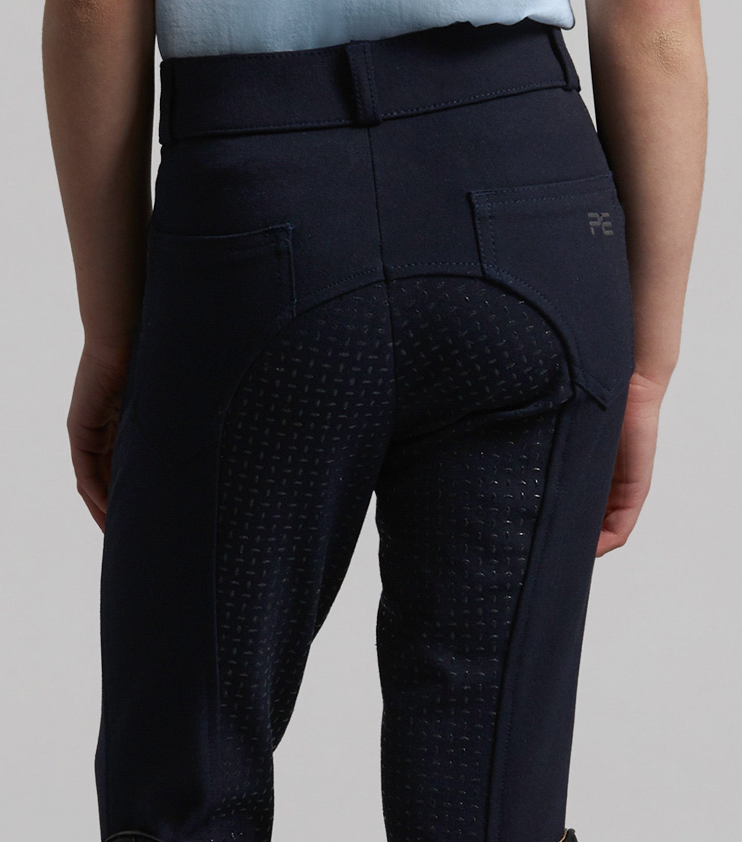 Premier Equine Brava Girls Full Seat Gel Riding Breeches Navy