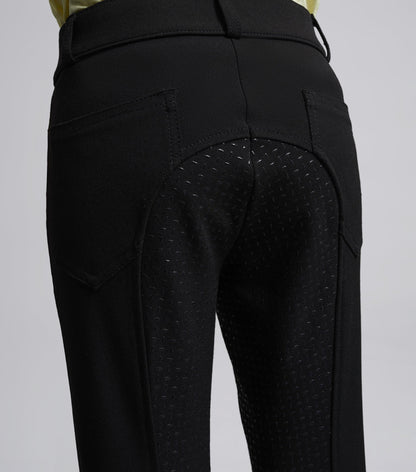 Premier Equine Brava Girls Full Seat Gel Riding Breeches Black