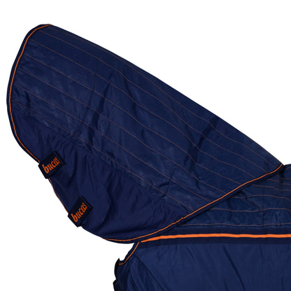Bucas Therapy Cooler Neck Cover - Navy/Orange