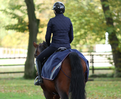 Bucas Therapy Quarter Sheet - Navy/Orange