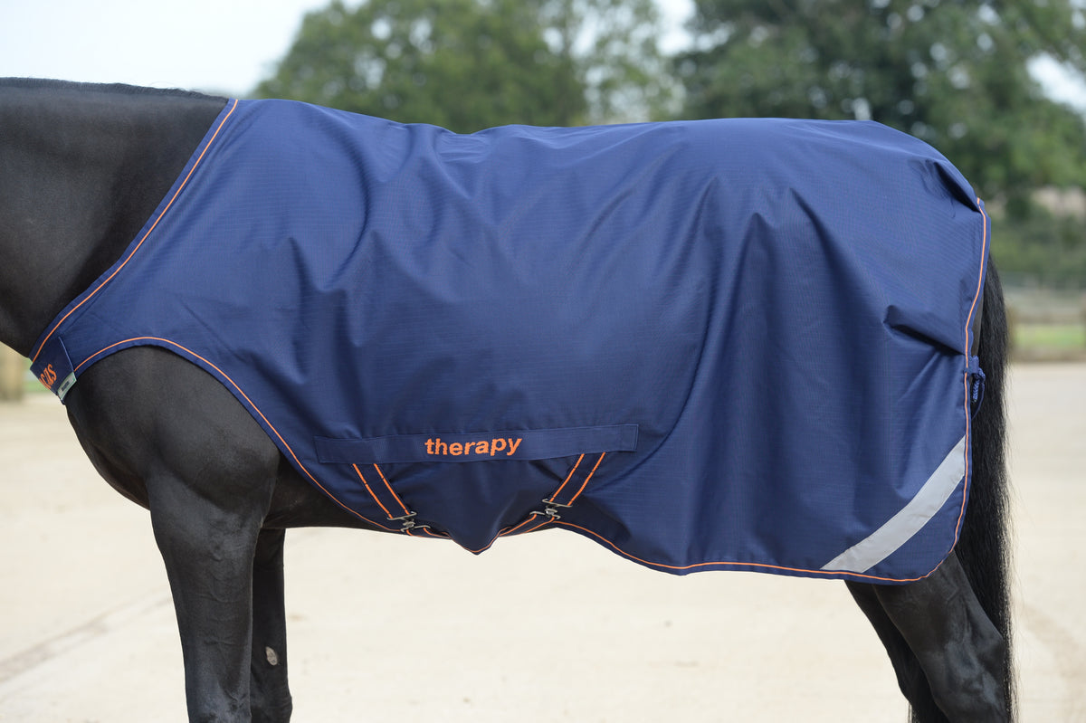 Bucas Therapy Walker Rug - Navy/Orange