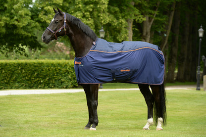 Bucas Therapy Cooler Rug - Navy/Orange