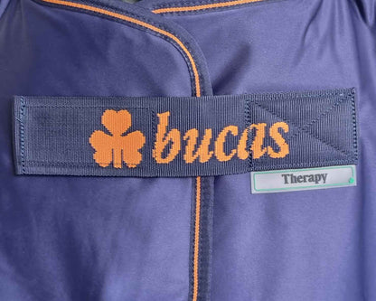 Bucas Therapy Big Neck Standard Neck Cooler Rug - Navy/Orange