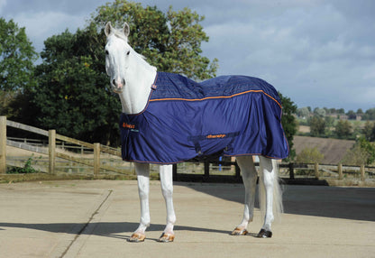 Bucas Therapy Big Neck Standard Neck Cooler Rug - Navy/Orange
