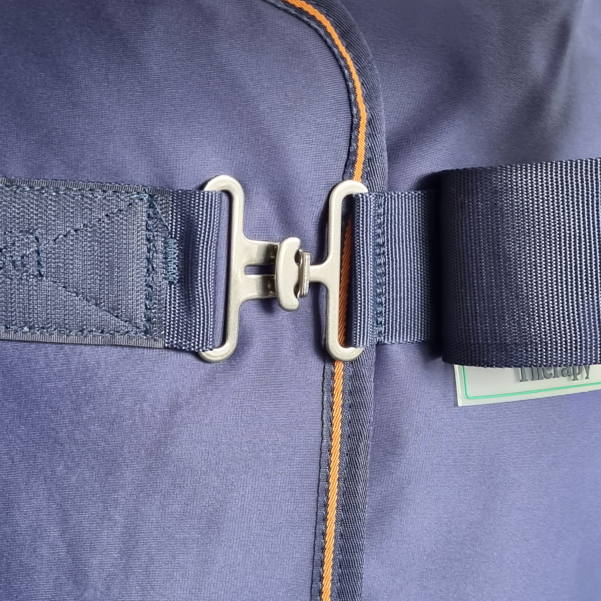 Bucas Therapy Cooler Rug - Navy/Orange