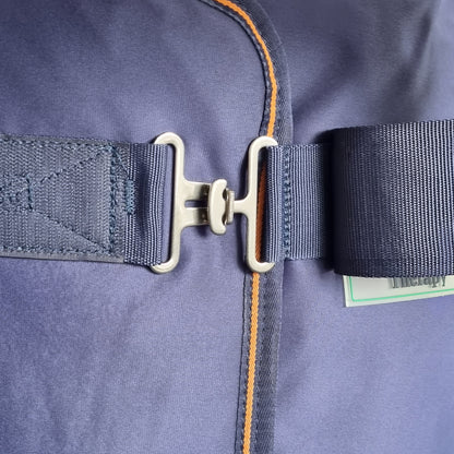 Bucas Therapy Cooler Rug - Navy/Orange