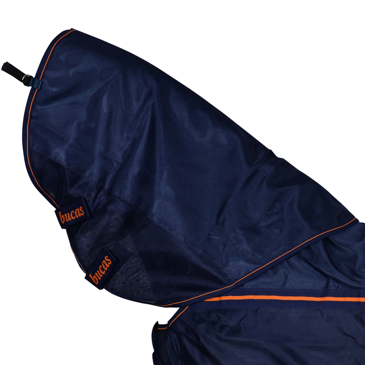 Bucas Therapy Mesh Neck Cover - Navy/Orange