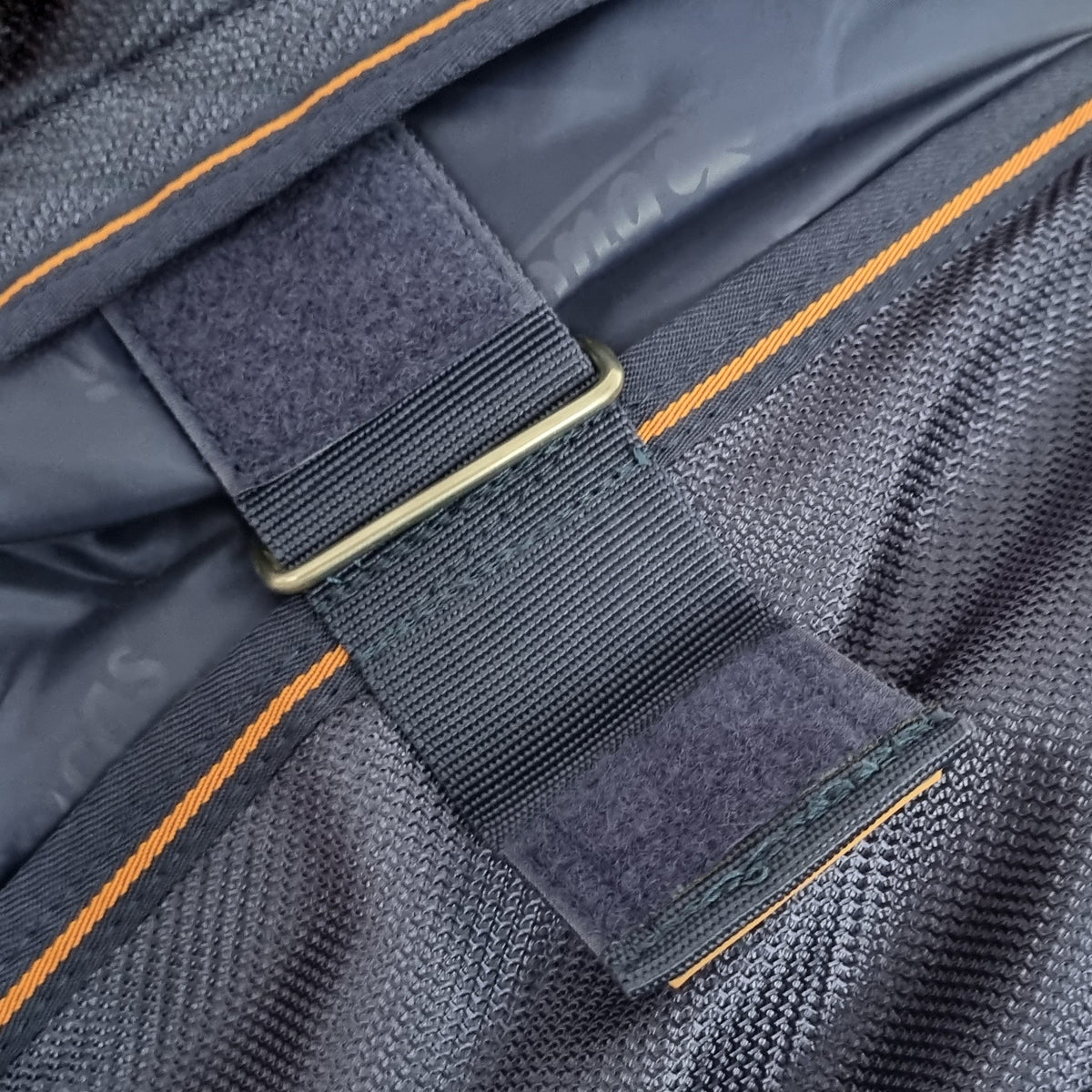 Bucas Therapy Mesh Neck Cover - Navy/Orange