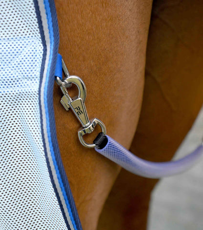 Premier Equine Bug Buster Fly Rug with Detachable Neck and Belly Flap - Blue