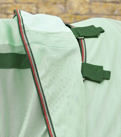 Premier Equine Bug Buster Fly Rug with Detachable Neck and Belly Flap - Mint Green