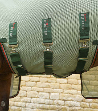 Premier Equine Bug Buster Fly Rug with Detachable Neck and Belly Flap - Mint Green