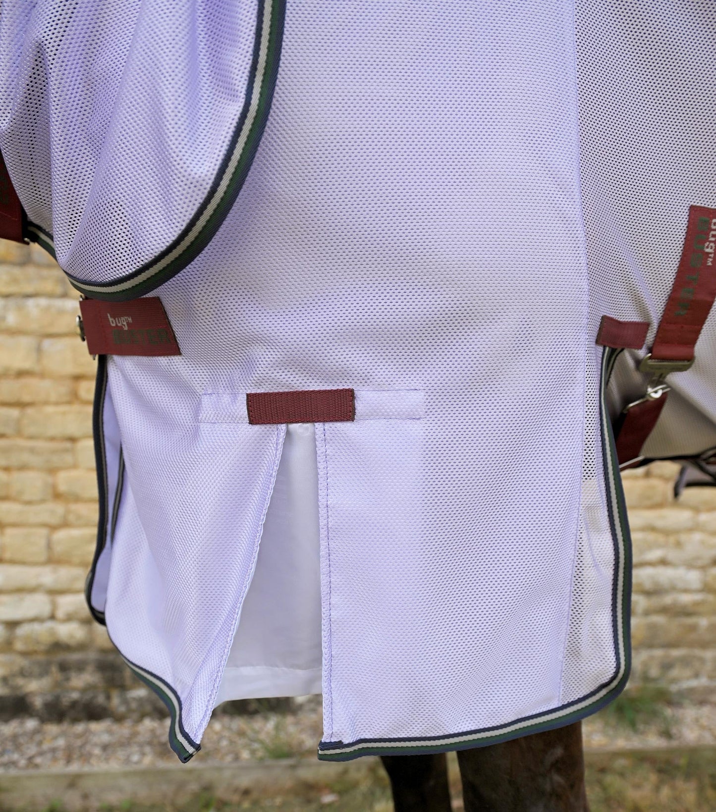 Premier Equine Bug Buster Fly Rug with Detachable Neck and Belly Flap - Lavender
