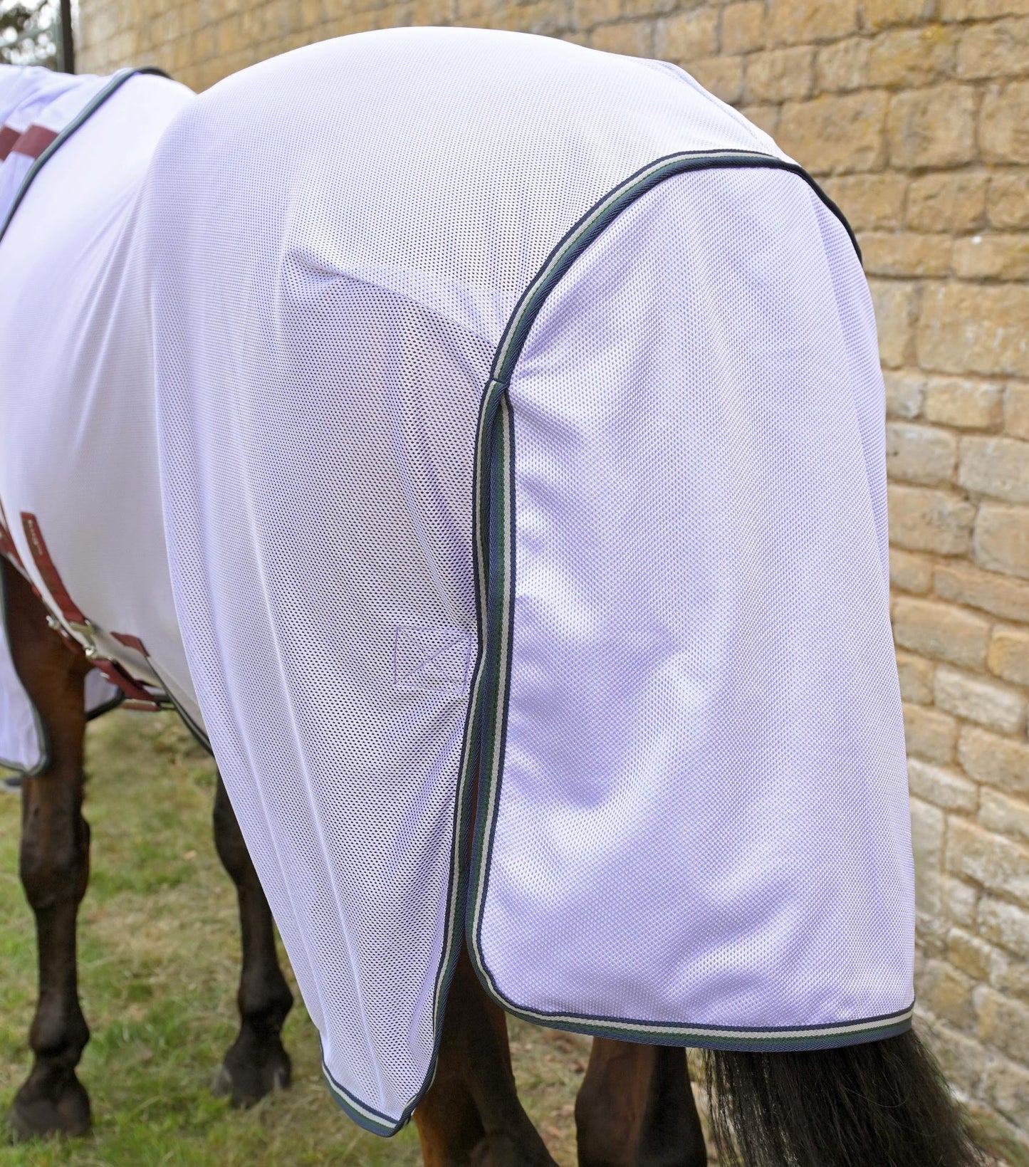 Premier Equine Bug Buster Fly Rug with Detachable Neck and Belly Flap - Lavender