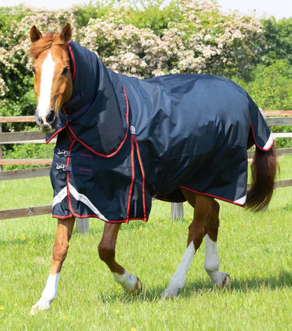 Premier Equine Buster 250g Turnout Rug with Classic Neck Cover Navy - N P Equestrian & Pet Supplies Ltd 