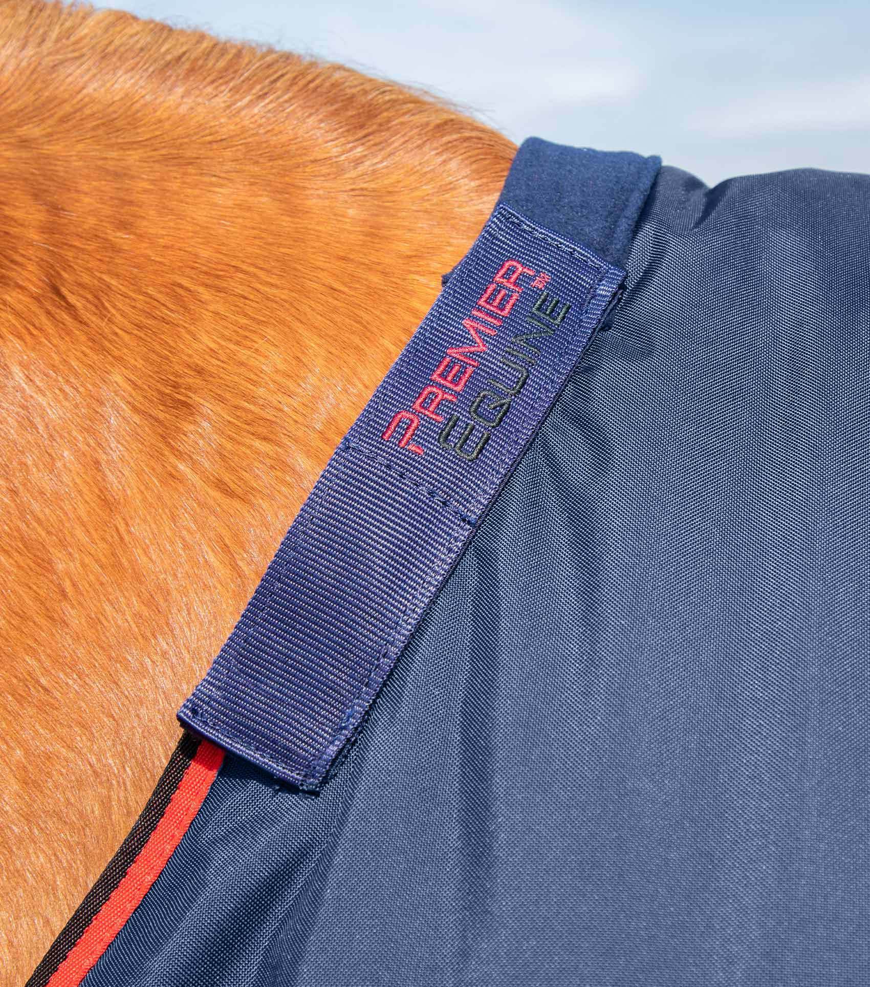 Premier Equine Buster 250g Turnout Rug with Classic Neck Cover Navy - N P Equestrian & Pet Supplies Ltd 