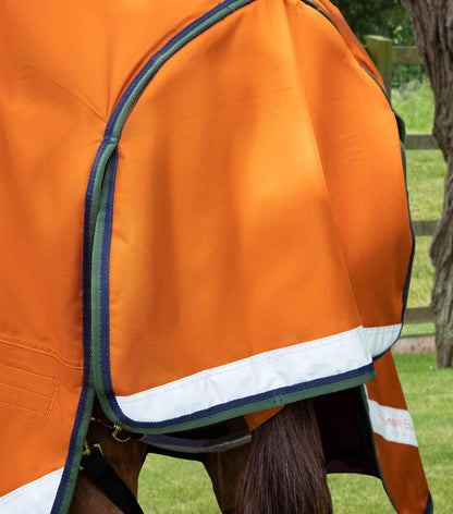 Premier Equine Buster Hardy 400g Half Neck Turnout Rug Burnt Orange - N P Equestrian & Pet Supplies Ltd 