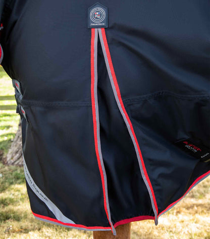 Premier Equine Buster Storm 400g Combo Turnout Rug with Snug-Fit Neck Black - N P Equestrian & Pet Supplies Ltd