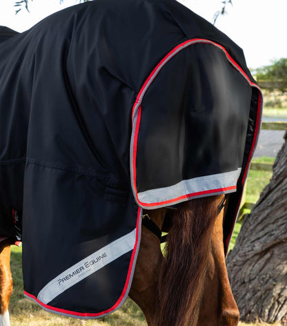 Premier Equine Buster Storm 400g Combo Turnout Rug with Snug-Fit Neck Black - N P Equestrian & Pet Supplies Ltd