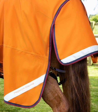 Premier Equine Buster Storm 200g Combo Turnout Rug with Classic Neck Burnt Orange - N P Equestrian & Pet Supplies Ltd 
