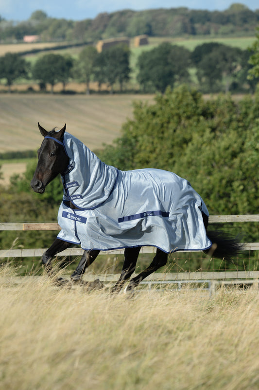 Bucas Buzz-Off Fly Rug With Detachable Neck - Blue