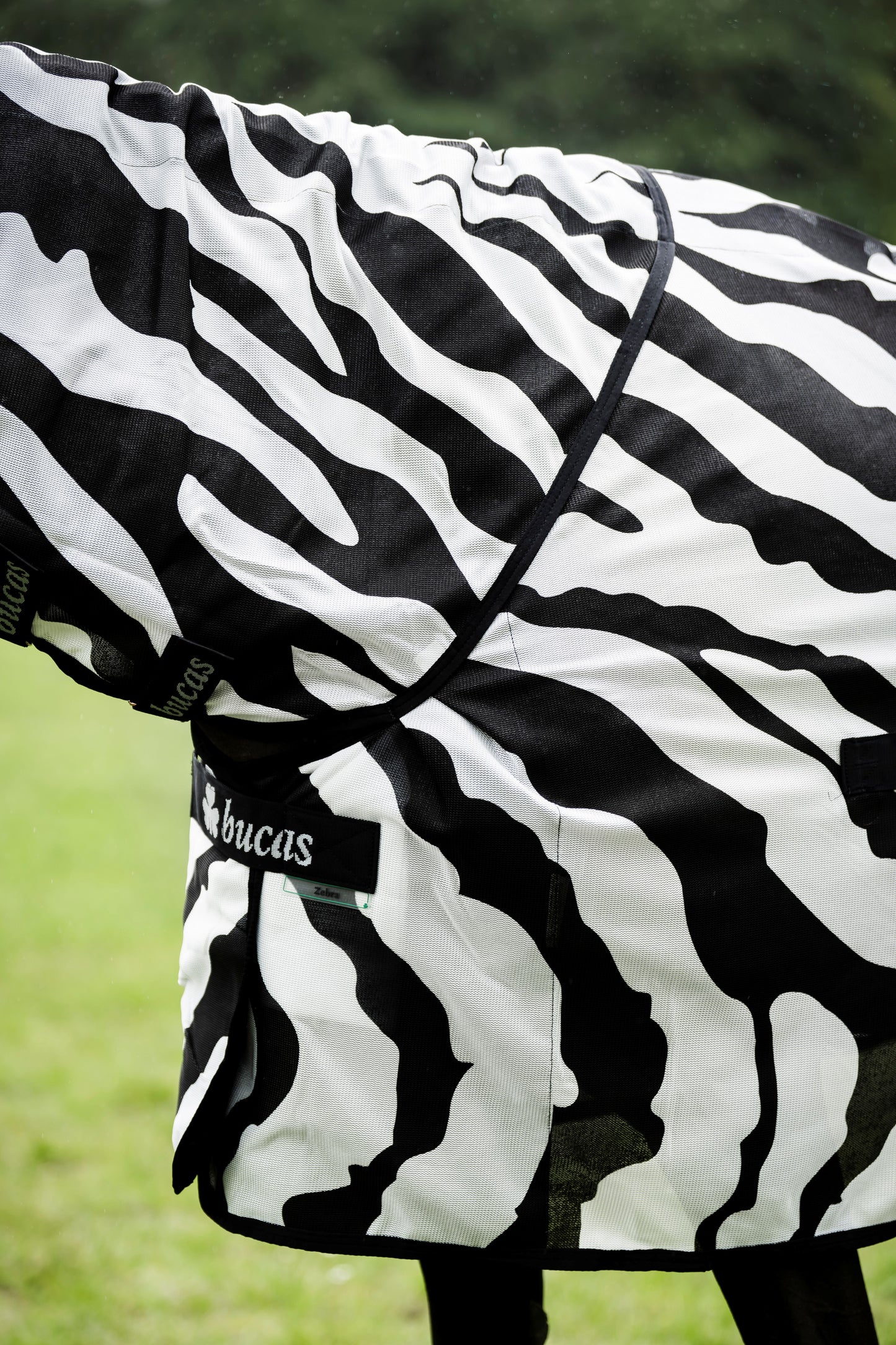 Bucas Buzz-Off Zebra Full Neck Fly Rug