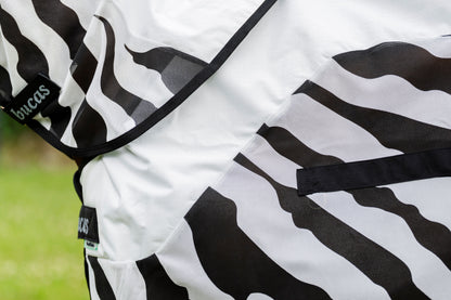 Bucas Buzz-Off Rain Zebra Fly Rug With Detachable Neck